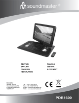 Soundmaster PDB1600 Gebruikershandleiding