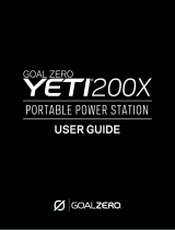Goalzero Yeti 200X Gebruikershandleiding