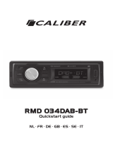 Caliber RMD 034DAB-BT Gebruikershandleiding
