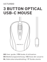 Macally UCTURBO 3 BUTTON OPTICAL USB-C MOUSE Gebruikershandleiding