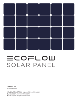 EcoFlow 110W Portable Solar Panel Gebruikershandleiding
