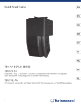 Turbosound TBV123-AN Gebruikershandleiding