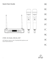 Behringer XTM1-35 Gebruikershandleiding