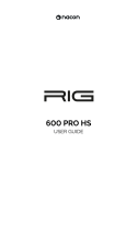 Nacon RIG600PRO_HS Gebruikershandleiding
