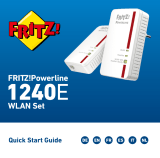 AVM FRITZ!Powerline 1240E WLAN Set Gebruikershandleiding