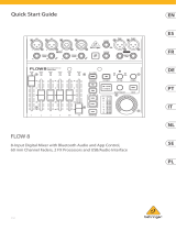 FLOW 8 8 Input Digital Mixer Gebruikershandleiding