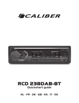 Caliber RCD 238DAB-BT Gebruikershandleiding