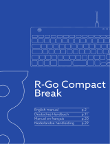 R-Go R-Go RGOCOUKWLWH Compact Break Keyboard Gebruikershandleiding