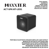 MAXXTER ACT-SPK-BT-LED1 Handleiding