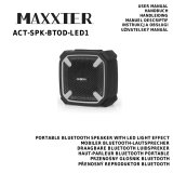 MAXXTER ACT-SPK-BTOD-LED1 Handleiding