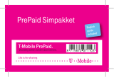 T-Mobile T-Mobile Prepaid 3-in-1 SIM-Pack Handleiding