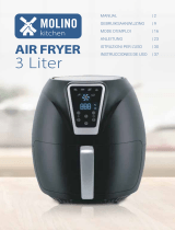MOLINO 3 Liter Digital Air Fryer Handleiding