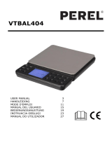 Velleman VTBAL404 DIGITAL COUNTING SCALE Handleiding