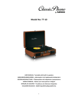 Classic Phono TT-10 Handleiding
