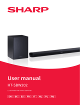 Sharp HT-SBW202 2.1 Soundbar Handleiding