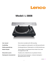 Lenco L-3808 Handleiding