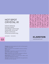Klarstein 10032942 HOT SPOT CRYSTAL IR Infrared Heater Handleiding