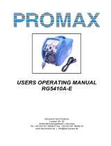 Promax RG5410A-E Handleiding