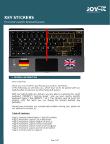 Joy-it Joy-IT Country Specific Keyboard Handleiding