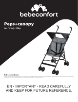 BEBECONFORT Peps+canopy Stroller Blue Line Handleiding