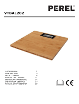 Velleman VTBAL202 DIGITAL BATHROOM SCALE Handleiding