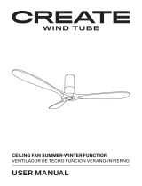 Create Wind Tube Ceiling Fan Handleiding