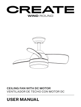 Create Wind Round Ceiling Fan Handleiding
