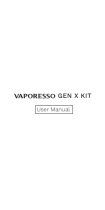 Vaporesso GEN X Kit Space Spray Handleiding
