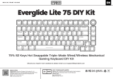 EPOMAKER Everglide Lite 75 DIY Kit Handleiding