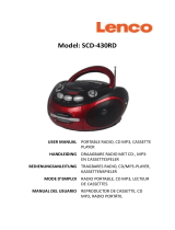 Lenco SCD-430RD Handleiding