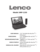 Lenco BRP-1150 11.5-Inch Portable Bluray and DVP Handleiding