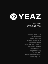Yeaz CYCLONE PRO Electric Shaker USB 600ml Handleiding