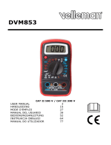 Velleman DVM853 Handleiding