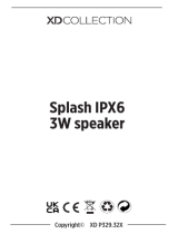 XDCOLLECTION Splash IPX6 3W Speaker Handleiding