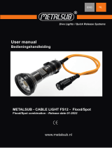 METALSUB kl1242 Cable Light Handleiding