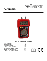 Velleman DVM856 Handleiding