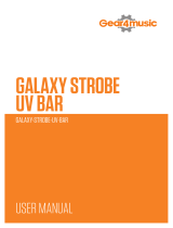 Gear4music UV-BAR GALAXY STROBE Handleiding