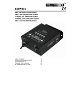 HQ-Power HQ-POWER LEDA03C DMX Controller Output LED Power and Control Unit Handleiding