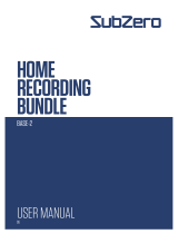 Subzero BASE-2 HOME RECORDING BUNDLE Handleiding