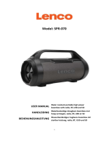 Lenco SPR-070 Handleiding