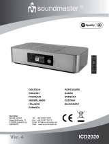 Soundmaster ICD2020 Handleiding