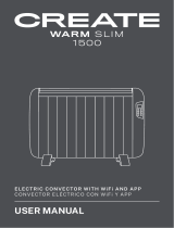 Create WARM SLIM 1500W Handleiding
