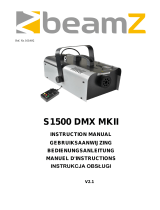 Beamz S1500 DMX MKII Smoke Machine de handleiding