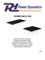 Power Dynamics Spider Deck750 Deck to Deck Clamp Kit de handleiding