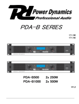 Power Dynamics PDA-B500 de handleiding