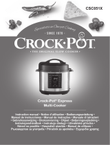 Crock-Pot CR051 EXPRESS SLOW COOKER 5,6 L de handleiding