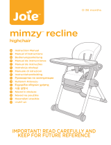 Joie mimzy recline Handleiding