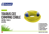 Outwell Taurus CEE Camping Cable H07RN-F 3G2.5 25 Mtr. Handleiding