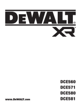 DeWalt DCE560D1 Handleiding