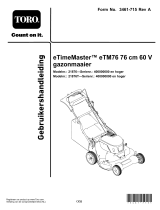 Toro eTimeMaster eTM76 76cm 60V Lawn Mower Handleiding